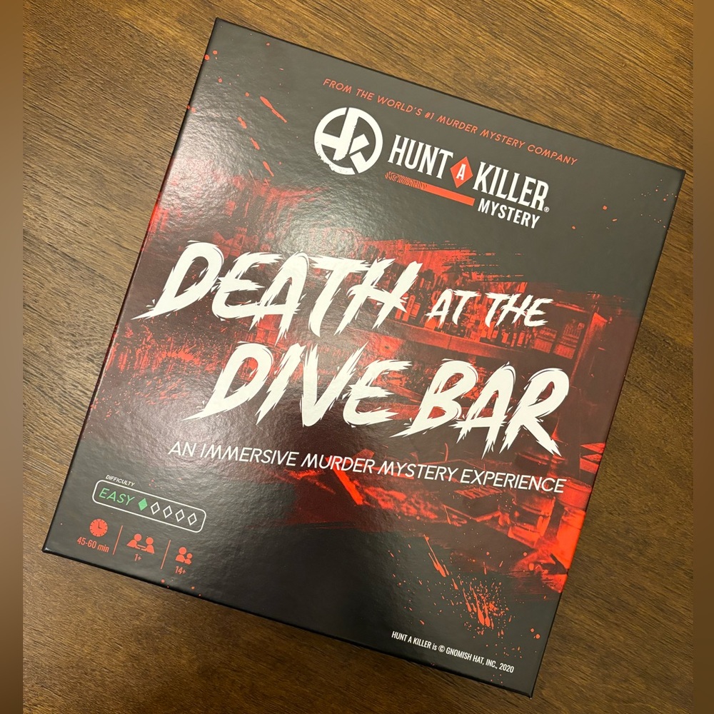 Death at the Dive Bar Hunt A Killer Mystery Game